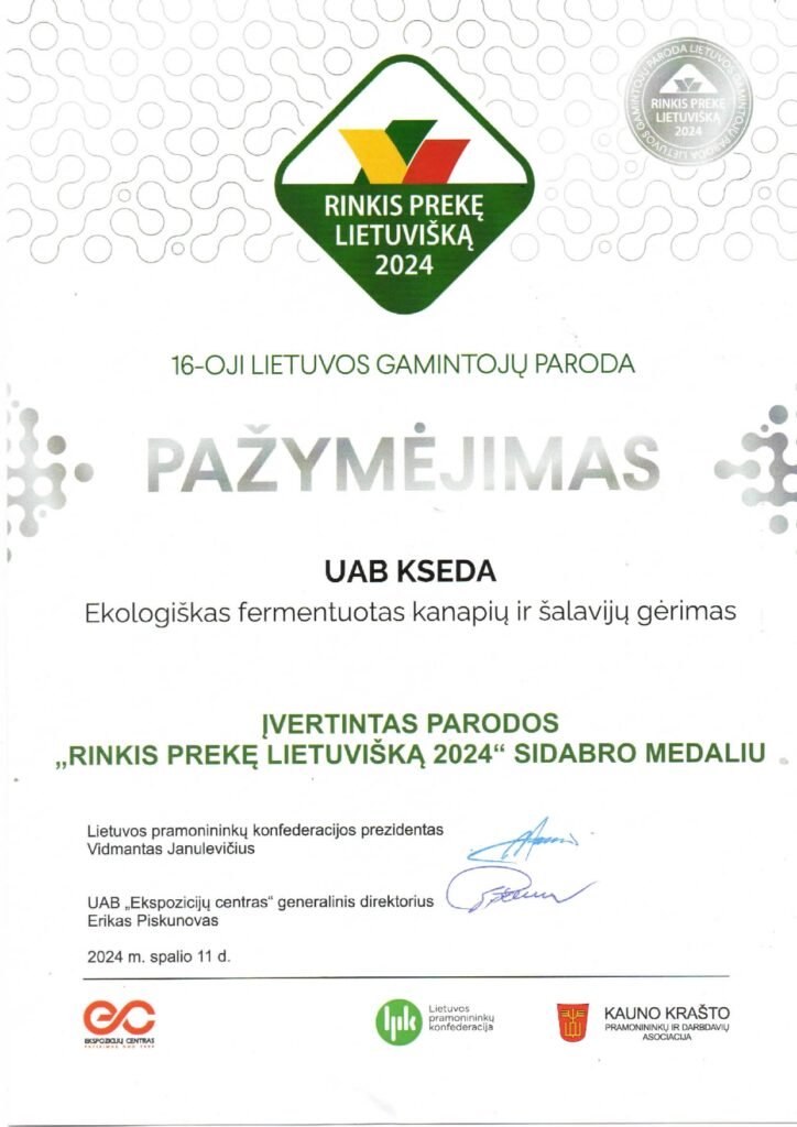 Sidabro medalis Rinkis prekę lietuvišką pažymėjimas