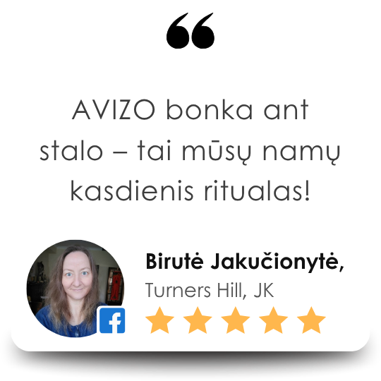 AVIZO kliento atsiliepimas