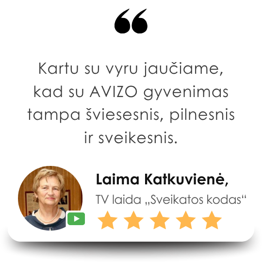 AVIZO kliento atsiliepimas