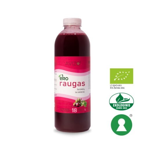 Ekologiškas burokėlių sulčių raugas su salierais - 1000 ml