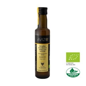 Ekologiškas AVIZO baltas balzaminis vynuogių actas su medumi - 250 ml
