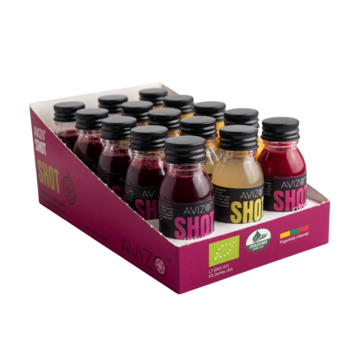 shot 4 AVIZO SHOT ekologiškų fermentuotų gėrimų rinkinys – 15 vnt